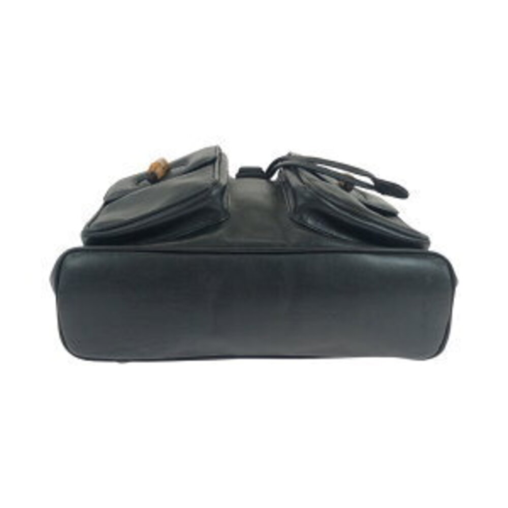 Gucci backpack Bamboo leather black - Picture 10 of 10